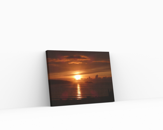 Dark Sunset Canvas